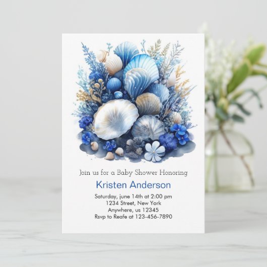 シーベイビーシャワーの下の少年 招待状 (スタンド正面)