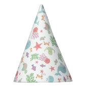 シーベイビーシャワーパーティーかわいいパステルキュート パーティーハット (右)