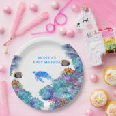 シーベイビーシャワー航海の海 ペーパープレート (パーティー)