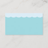 シーベビーシャワーおむつラッフルチケット 名刺 (裏面)