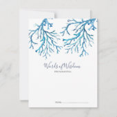 シーベビーシャワーアドバイスカード (正面)