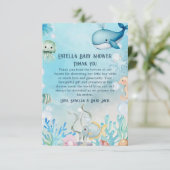 シーベビーシャワーサンキューカード サンキューカード (スタンド正面)