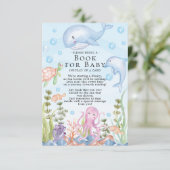 シーベビーシャワーブックの下でベビー エンクロージャーカード (スタンド正面)