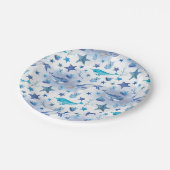 シーベビーシャワープレートの下のナルファル ペーパープレート (アングル)