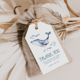 シーベビーシャワーメッセージカード ギフトタグ