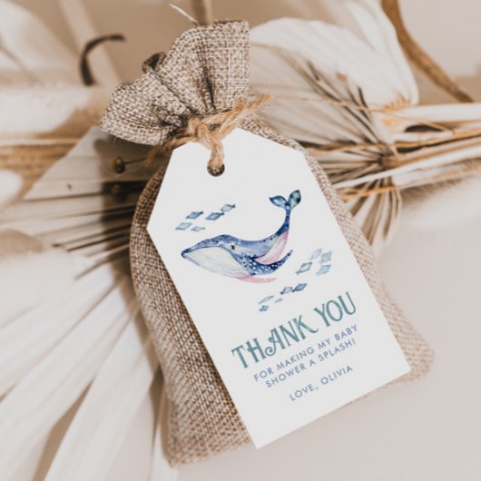 シーベビーシャワーメッセージカード ギフトタグ