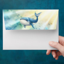 シーベビーシャワー封筒の下