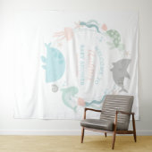 シーベビーシャワー招待状 タペストリー (インサイチュ(横))