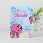 シーベビーシャワー招待状 招待状 (スタンド正面)