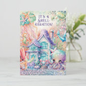 シーベビーシャワー招待状 招待状 (スタンド正面)