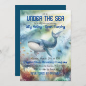 シーベビーシャワー招待状 招待状 (正面/裏面)