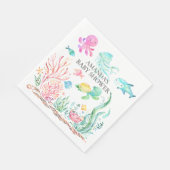 シーベビーシャワー紙ナプキンス スタンダードランチョンナプキン (角)