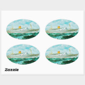 シーベルゲンスフィヨルド 楕円形シール (シート)