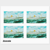 シーベルゲンスフィヨルド 長方形シール (シート)