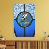 シーベ独身のーのロゴ キャンバスプリント (インサイチュ (リビング))