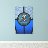 シーベ独身のーのロゴ キャンバスプリント (インサイチュ (ウッドフロア))