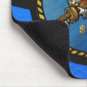 シーベ独身のーのロゴ マウスパッド (コーナー)