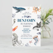 シーホエールシーバースデーパーティーの下で 招待状 (スタンド正面)