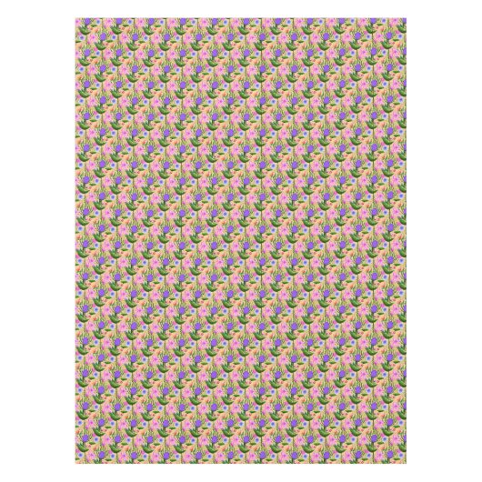 シーホリーとユリの秘密の庭 テーブルクロス (正面)