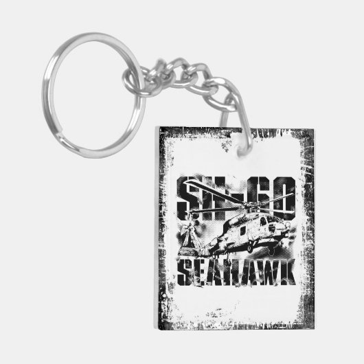 シーホークスクエア(両面)キーチェーン キーホルダー (正面左)