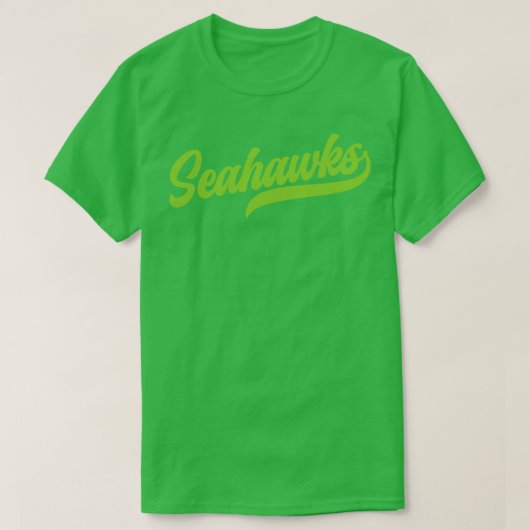 シーホークスレトロシアトルシーホークス Tシャツ (デザイン正面)