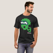 シーホークス代替TecmoボウルヘルメットTシャツ Tシャツ (正面フル)