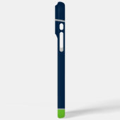 シーホークパーソナライズされたスのジャージーアメリカンフットボール Case-Mate iPhoneケース (裏面 / 左)