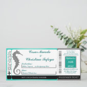 シーホースいかり搭乗券結婚式招待状 招待状 (スタンド正面)