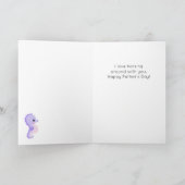 シーホースおもしろいプンファーザーズデイカード カード (内部)