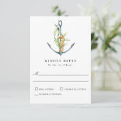シーホースといかり航海のウェディングRSVP 出欠カード (スタンド正面)
