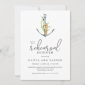 シーホースといかり航海のリハーサルディナー 招待状 (正面)