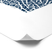 シーホースとサンゴプリント。 ポスター (角)