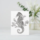 シーホースとサンゴ ポストカード (スタンド正面)