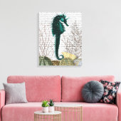 シーホースとシーウルチン キャンバスプリント (インサイチュ (リビング))