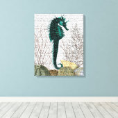 シーホースとシーウルチン キャンバスプリント (インサイチュ (ウッドフロア))