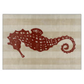 シーホースのシルエット カッティングボード (正面)