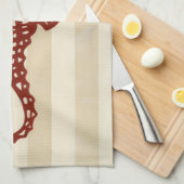 シーホースのシルエット キッチンタオル (四つ折り)