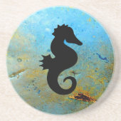 シーホースのシルエット コースター (正面)