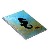 シーホースのシルエット ノートブック (右側)