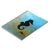 シーホースのシルエット ノートブック (左側)