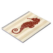 シーホースのシルエット ノートブック (左側)