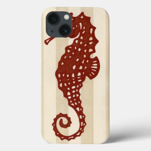 シーホースのシルエット Case-Mate iPhoneケース (裏面)