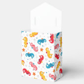 シーホースのシームレスなパターン フェイバーボックス (オープン)