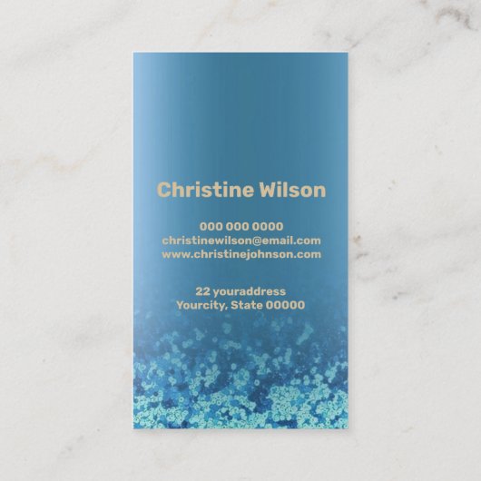 シーホースのロゴ名刺 名刺 (裏面)