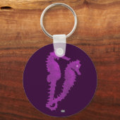 シーホースの踊り（紫） キーホルダー (正面)