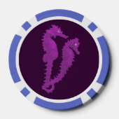 シーホースの踊り（紫） ポーカーチップ (裏面)
