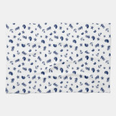 シーホースを使った海洋のモチーフ キッチンタオル (横)