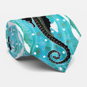 シーホースアボリジナルのアートタイ ネクタイ (ロール)