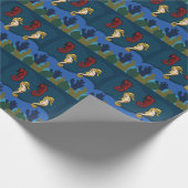 シーホースアンダーザシーシーサイド誕生日 ラッピングペーパー (角)