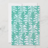 シーホースアンダーザシーブルーベビーシャワー招待状 招待状 (裏面)